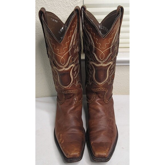 LOS ALTOS Mens BROWN SNIP TOE WESTERN COWBOY BOOT Size 12 EE WIDTH 999107 - Picture 5 of 16